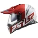 Moto prilba LS2 MX436 Pioneer Evo - Evolve Red White
