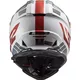 Moto prilba LS2 MX436 Pioneer Evo - Evolve Red White