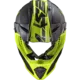 Moto prilba LS2 MX437 Fast Evo Roar - Matt Black H-V Yellow