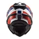Enduro prilba LS2 MX701 Explorer Atlantis - Glossy Red White Blue