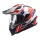 Enduro prilba LS2 MX701 Explorer Atlantis - Glossy Red White Blue