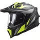 Enduro prilba LS2 MX701 Explorer C Focus - Matt Titanium H-V Yellow