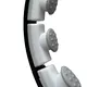 Masážna obruč inSPORTline Weight Hoop Feel 69-108 cm
