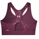 Dámska športová podprsenka Under Armour Mid Keyhole Print - Level Purple