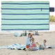 Pikniková deka inSPORTline Livetino 300x200 cm - ibišteková noc - pokojný oceán