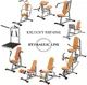 Posilňovač hrudných svalov - Hydraulicline CPB300 - 2. akosť - čierna