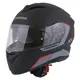 Moto prilba Cassida Compress 2.0 Refraction P/J - čierna matná/šedá/žltá fluo - čierna matná/šedá/červená