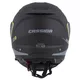 Moto prilba Cassida Compress 2.0 Refraction P/J - čierna matná/šedá/žltá fluo
