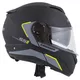 Moto prilba Cassida Compress 2.0 Refraction P/J - čierna matná/šedá/žltá fluo