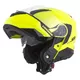 Moto prilba Cassida Compress 2.0 Refraction P/J - čierna matná/šedá/žltá fluo