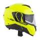 Moto prilba Cassida Compress 2.0 Refraction P/J - čierna matná/šedá/žltá fluo