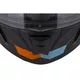 Moto prilba Cassida Integral 3.0 Turbohead - čierna matná/oranžová/modrá