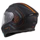 Moto prilba Cassida Integral 3.0 Turbohead - čierna matná/oranžová/modrá