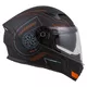 Moto prilba Cassida Integral 3.0 Turbohead - čierna matná/oranžová/modrá