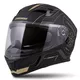 Moto prilba Cassida Integral 3.0 Turbohead - čierna matná/oranžová/modrá