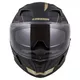 Moto prilba Cassida Integral 3.0 Turbohead - čierna matná/oranžová/modrá