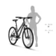 Dámsky crossový bicykel KELLYS CLEA 90 28" - model 2025 - Graphite Grey