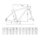 Pánsky crossový bicykel KELLYS Cliff 30 28" - model 2025 - Rainforest Green