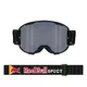 Motokrosové okuliare RedBull Spect Strive Panovision, čierne matné, plexi strieborné zrkadlové