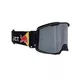 Motokrosové okuliare RedBull Spect Strive Panovision, čierne matné, plexi strieborné zrkadlové
