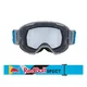Motokrosové okuliare RedBull Spect Strive Panovision, svetlo šedé matné, plexi dymové