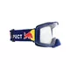 Motokrosové okuliare RedBull Spect Strive Panovision, tmavo modré matné, plexi číre