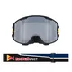 Motokrosové okuliare RedBull Spect Strive, čierne matné, plexi strieborné zrkadlové