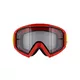 Motokrosové okuliare RedBull Spect Whip, červené, plexi číre
