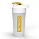 Shaker Nutrend 2021 700 ml - čierna - priehľadná so zlatým logom