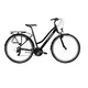Dámsky trekingový bicykel Kross Trans 1.0 28" SR Gen 007 - čierna / šedá / strieborná / lesk