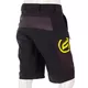 Pánske freeride šortky Crussis CSW-076 - čierna/žltá fluo