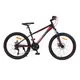 Juniorský bicykel Canull XC 240 24" - model 2026 - čierna/červená - čierna/červená