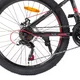 Juniorský bicykel Canull XC 240 24" - model 2026 - čierna/červená