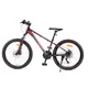 Juniorský bicykel Canull XC 241 24" - model 2026 • 137-152 cm - čierna/biela