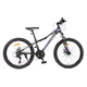 Juniorský bicykel Canull XC 241 24" - model 2026 • 137-152 cm - čierna/biela - čierna/fialová